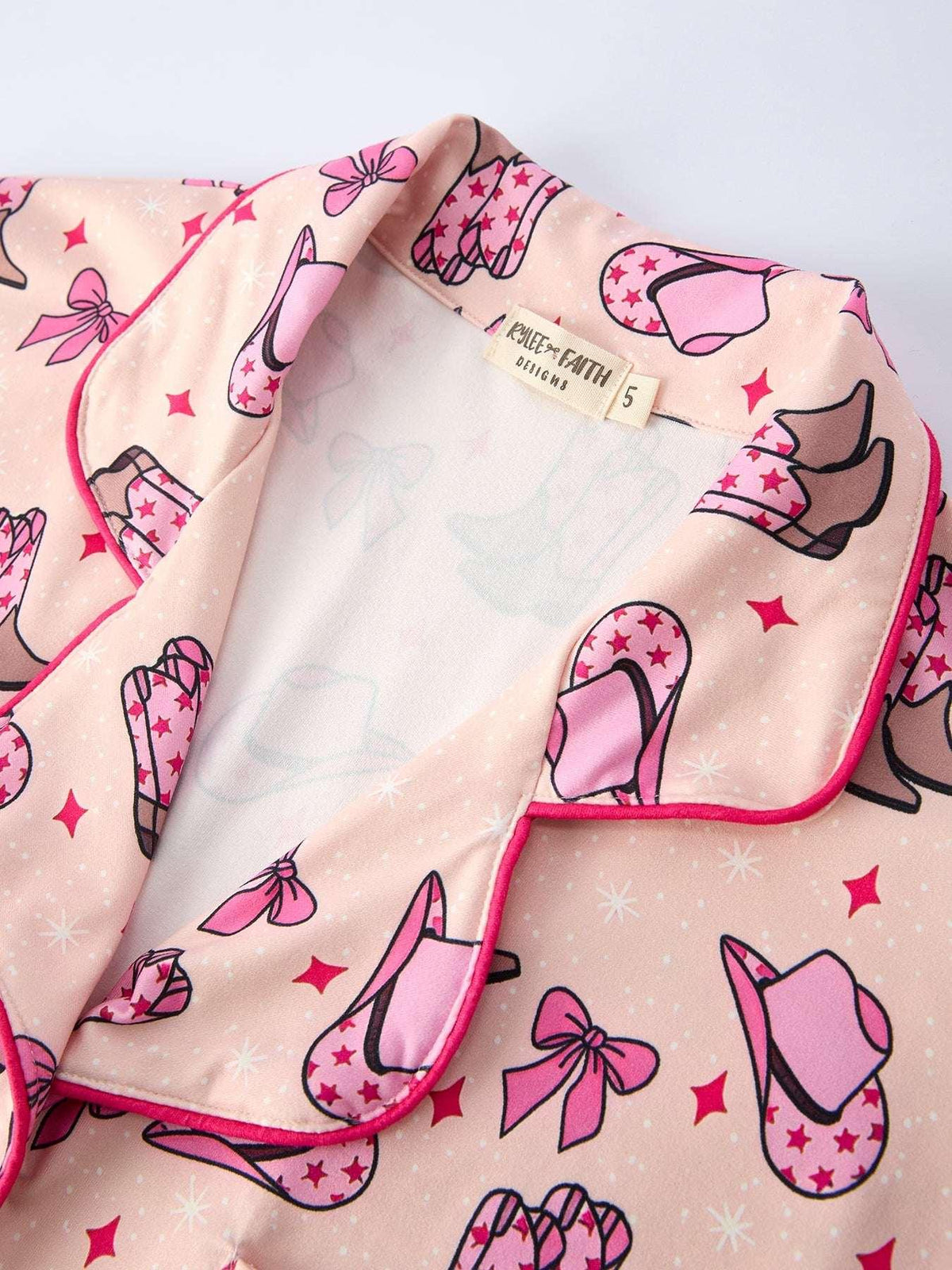 Mommy & Me Western Print Ruffle Pajama Set - Essential Southern Charm