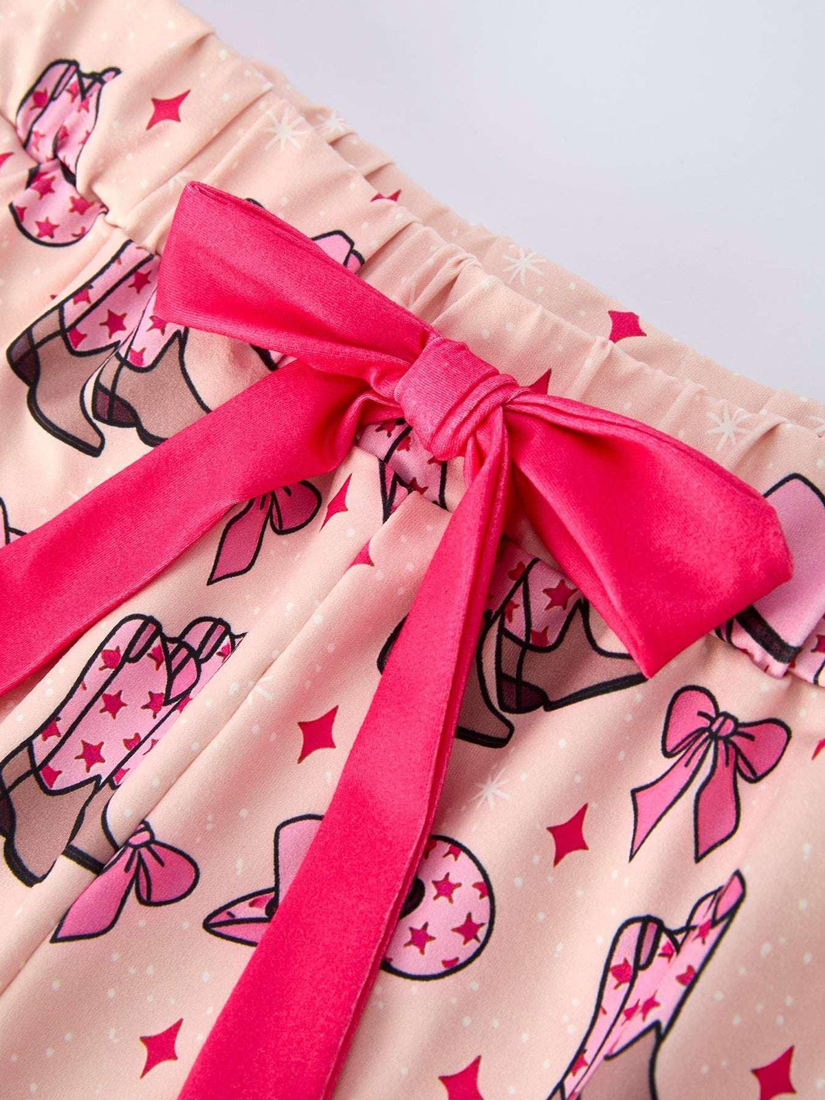 Mommy & Me Western Print Ruffle Pajama Set - Essential Southern Charm