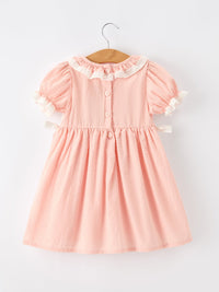 Western Horse Embroidery Girls Dress