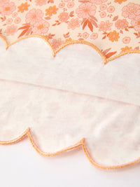 Thanksgiving Turkey Floral Lace Ruffle Girls Dress