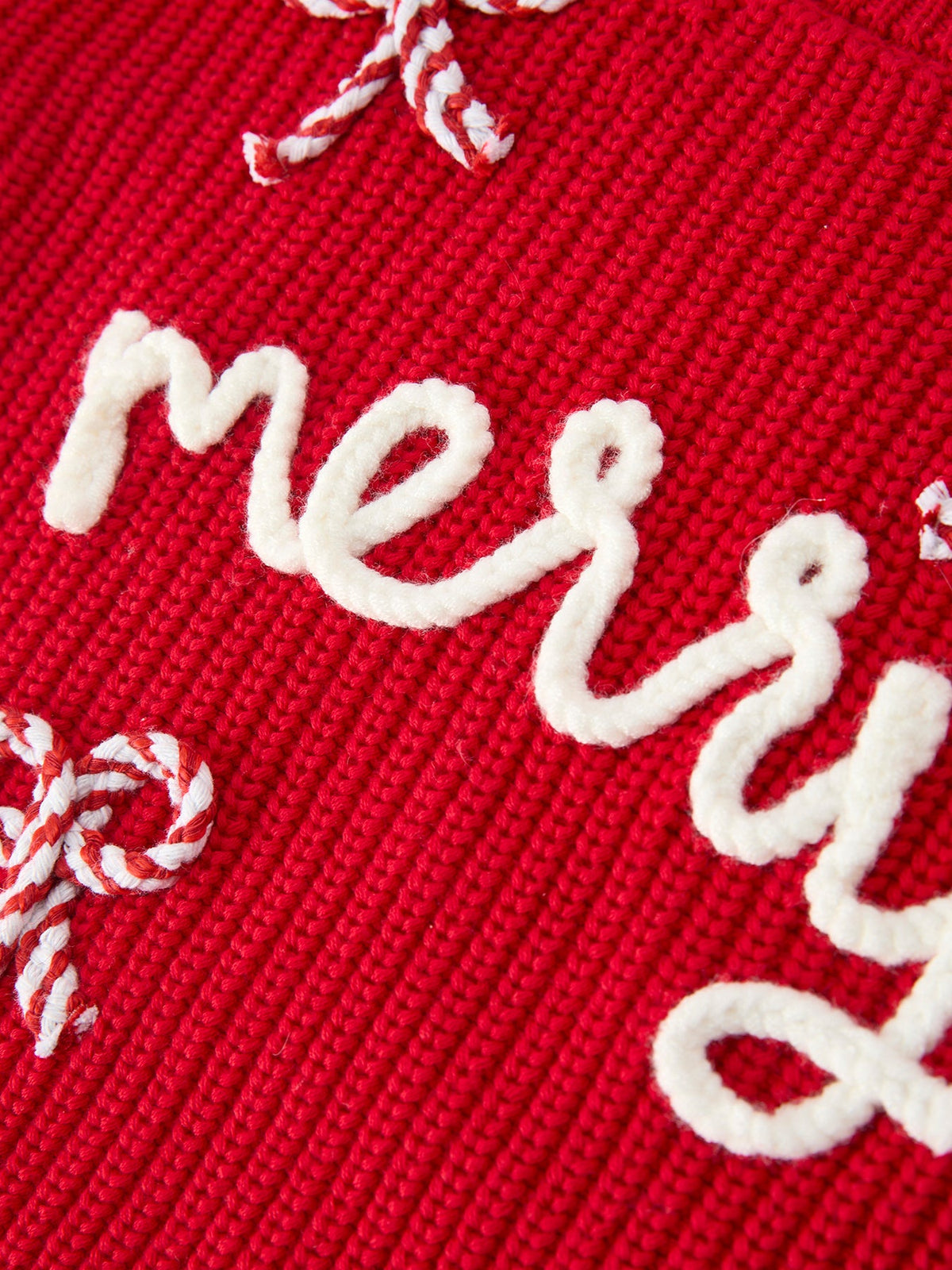 Merry Candy Cane Mommy & Me Pullover Sweater