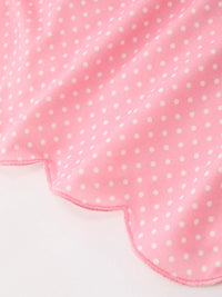 Ballet Embroidery Bow Polka Dot Dress