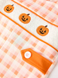 Pumpkin Plaid Boys JonJon