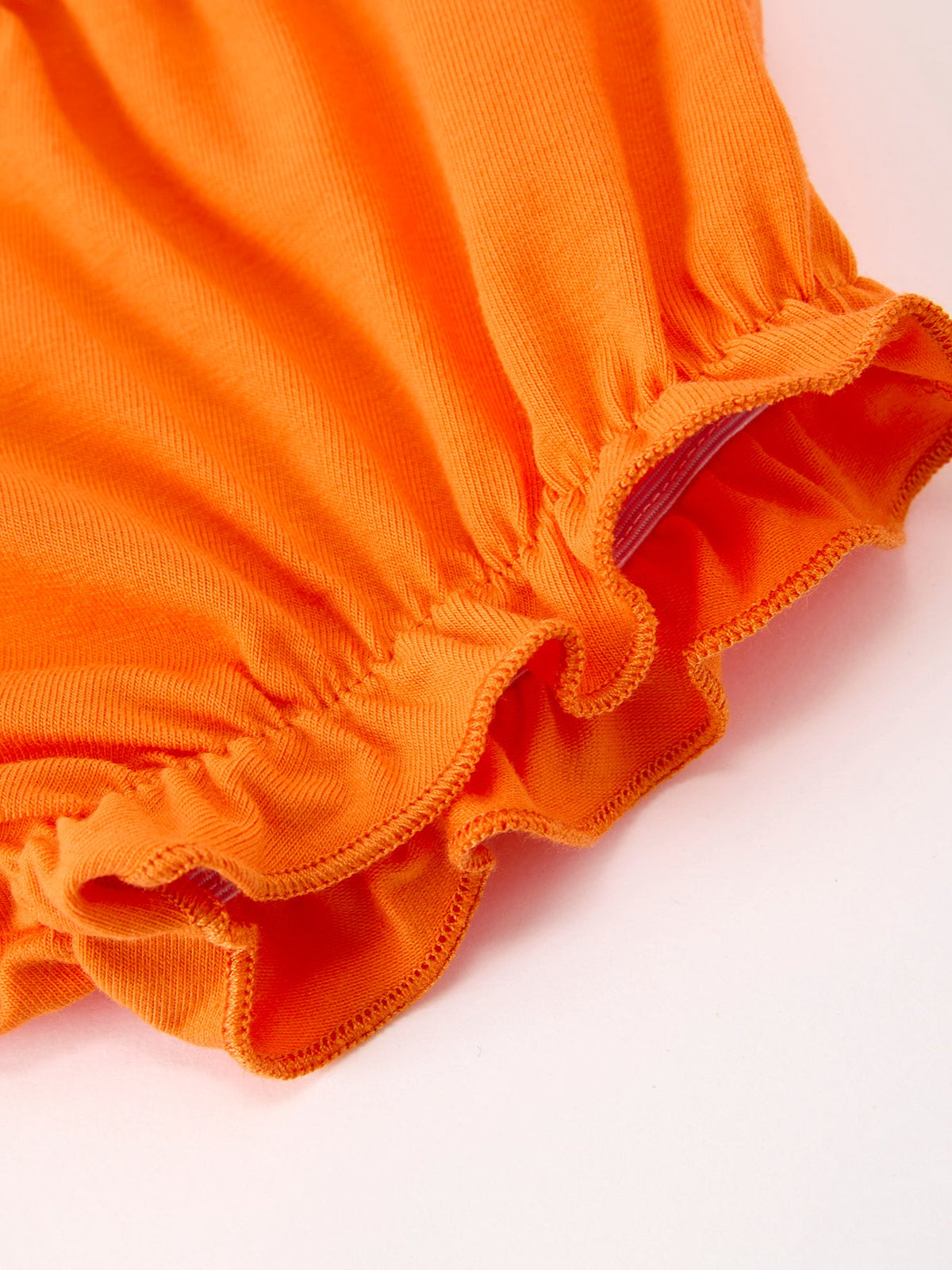Pumpkin Plaid Girls Bloomer Set