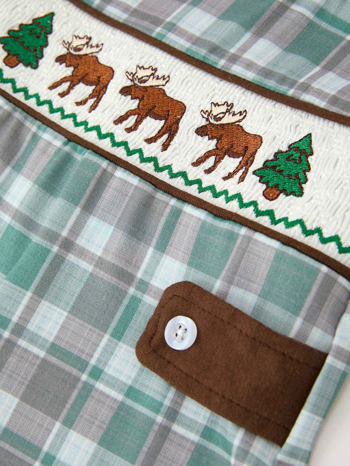 Moose Smocked Baby Boy JonJon