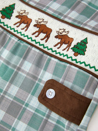 Moose Smocked Baby Boy JonJon