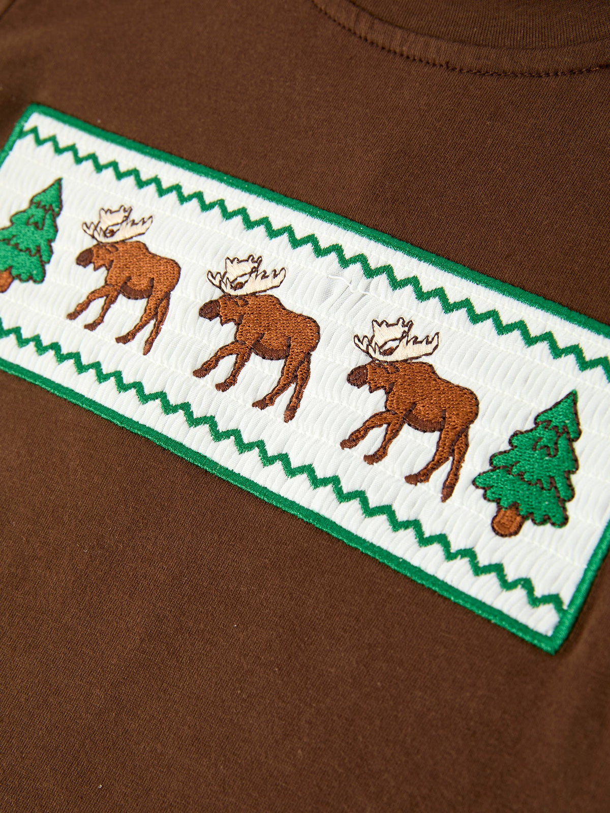 Moose Smocked Boys Short Sleeve Pant Set