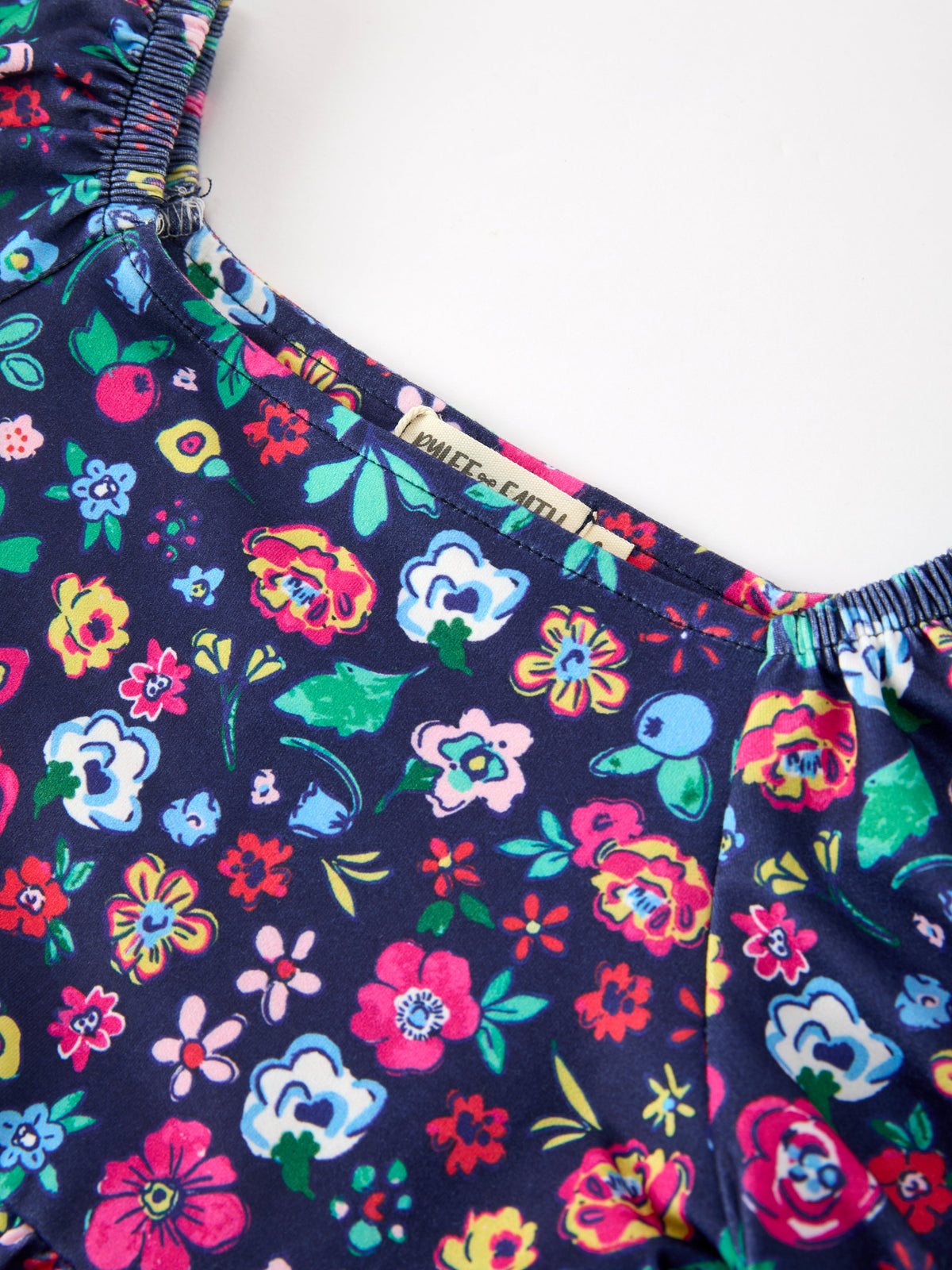 Wildflower Puff Sleeve Girls Dress