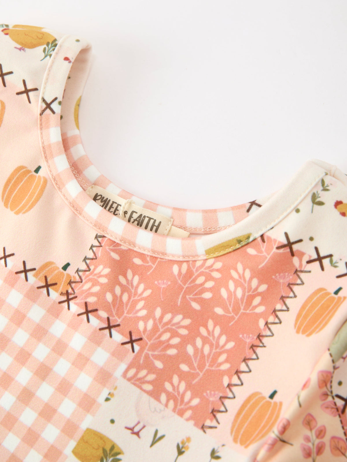 Fall Patchwork Girls Dress