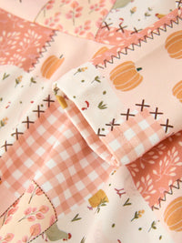 Fall Patchwork Girls Dress