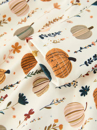 Pumpkin & Leaf Twirl Girls Dress