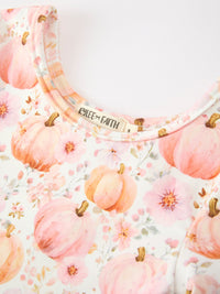 Pumpkin Girls Long Sleeve Twirl Dress