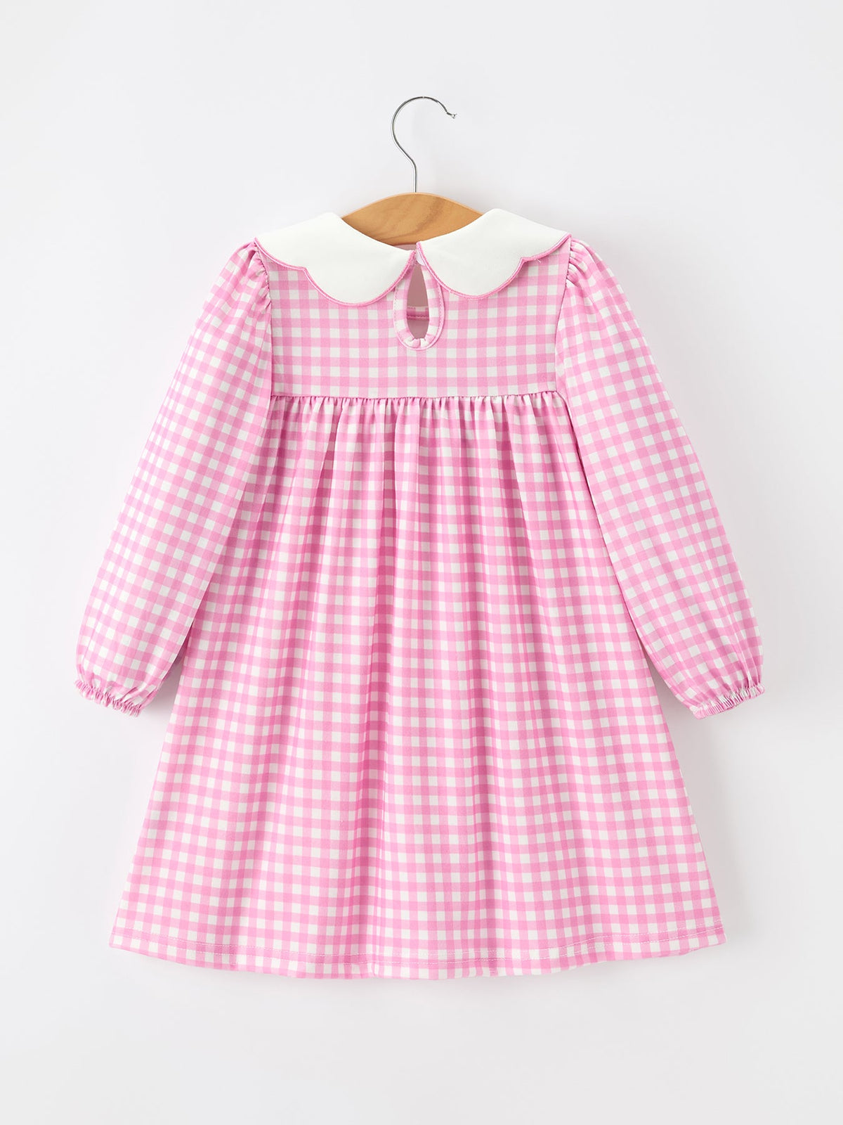 Fall Pumpkin Embroidery Girls Dress