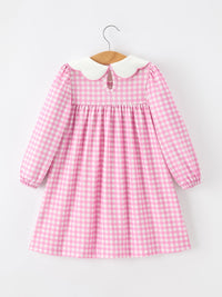 Fall Pumpkin Embroidery Girls Dress
