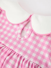 Fall Pumpkin Embroidery Girls Dress