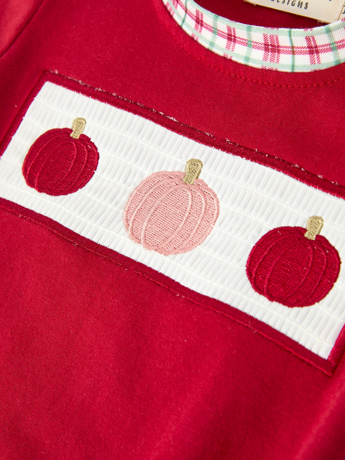 Pumpkin Embroidery Baby Boy Romper