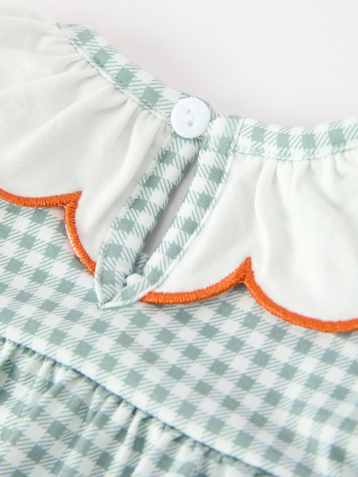 Fall Embroidered Pumpkin Girls Bloomer Set