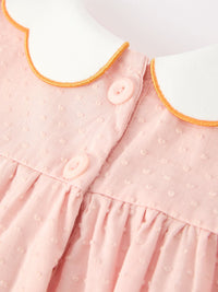 Fall Embroidered Girls Bloomer Set