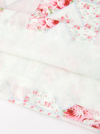 Fall Floral Peter Pan Collar Ruffle Long-sleeved Dress