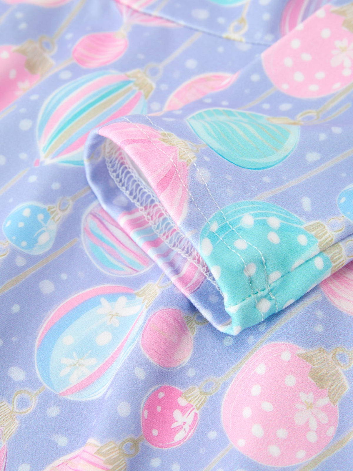 Christmas Ornament Print Twirl Dress