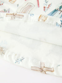 Nativity Scene Winter Print Twirl Dress