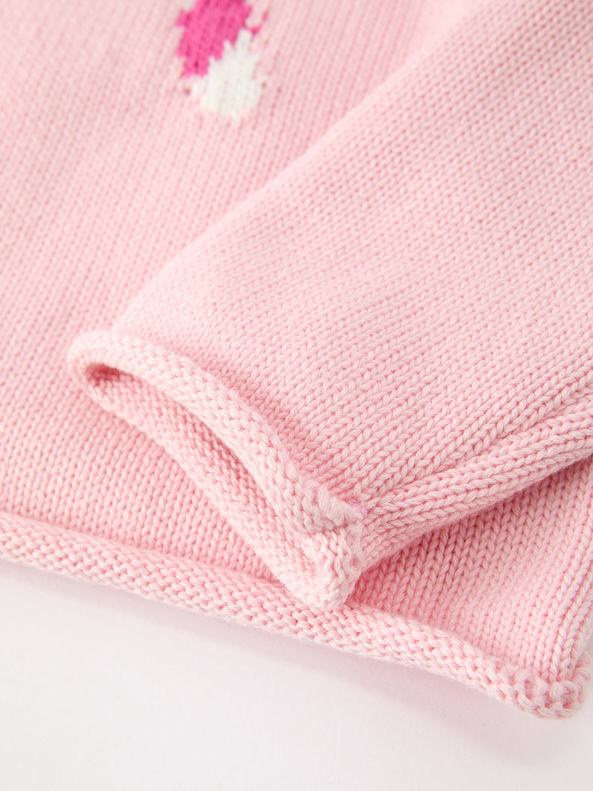 Christmas Candy Cane Bow Knit Sweater