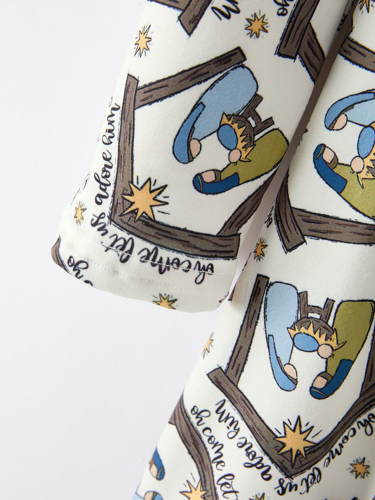 Nativity Scene Print Twirl Dress