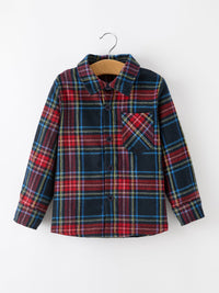 Christmas Plaid Button Down Shirt