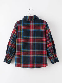 Christmas Plaid Button Down Shirt
