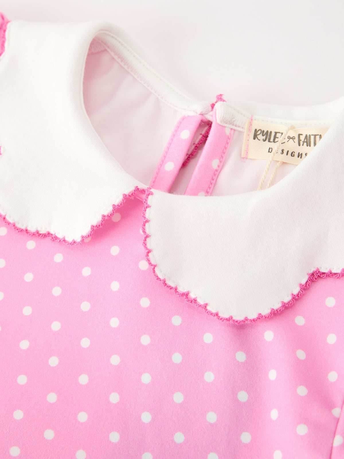 Christmas Santa Bow Peter Pan Collar Dress