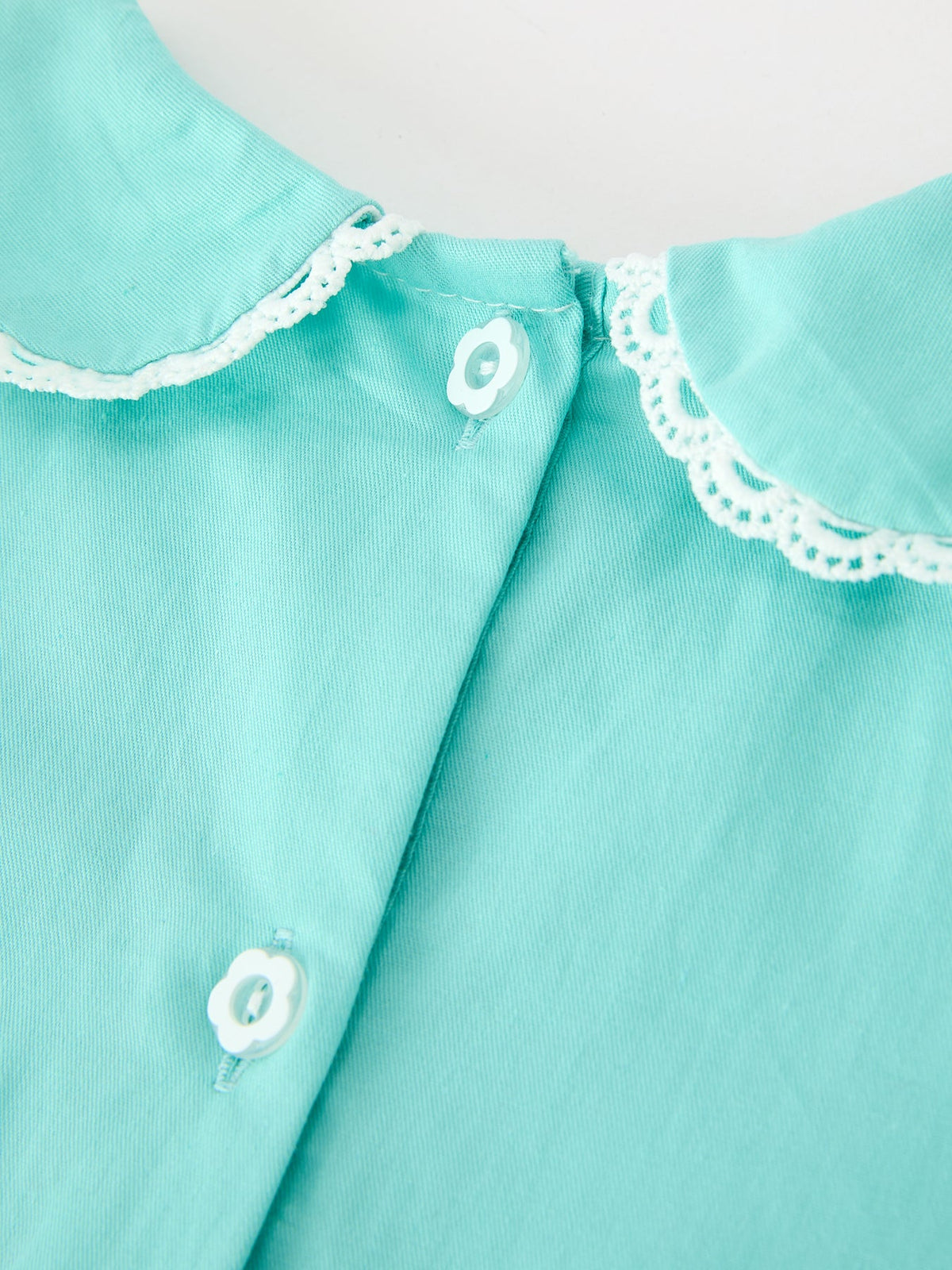 Floral Embroidered Smocked Dress