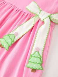 Christmas Tree Peter Pan Collar Dress