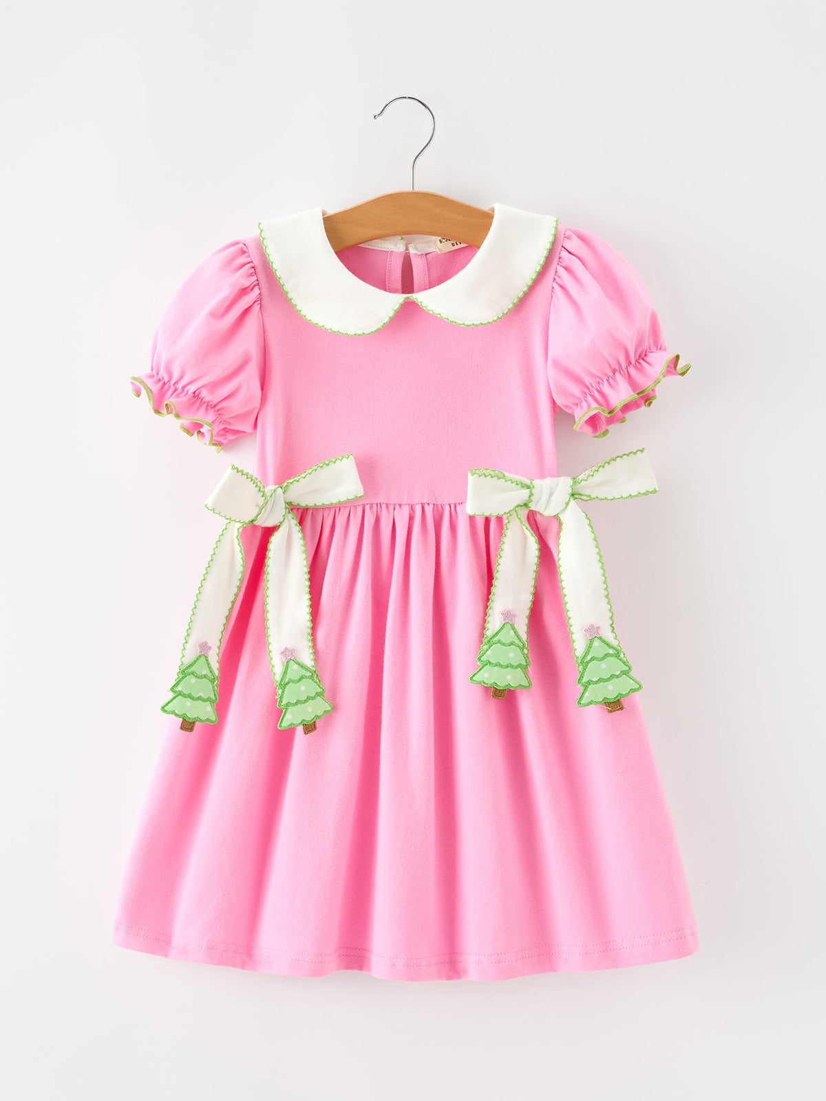 Christmas Tree Peter Pan Collar Dress