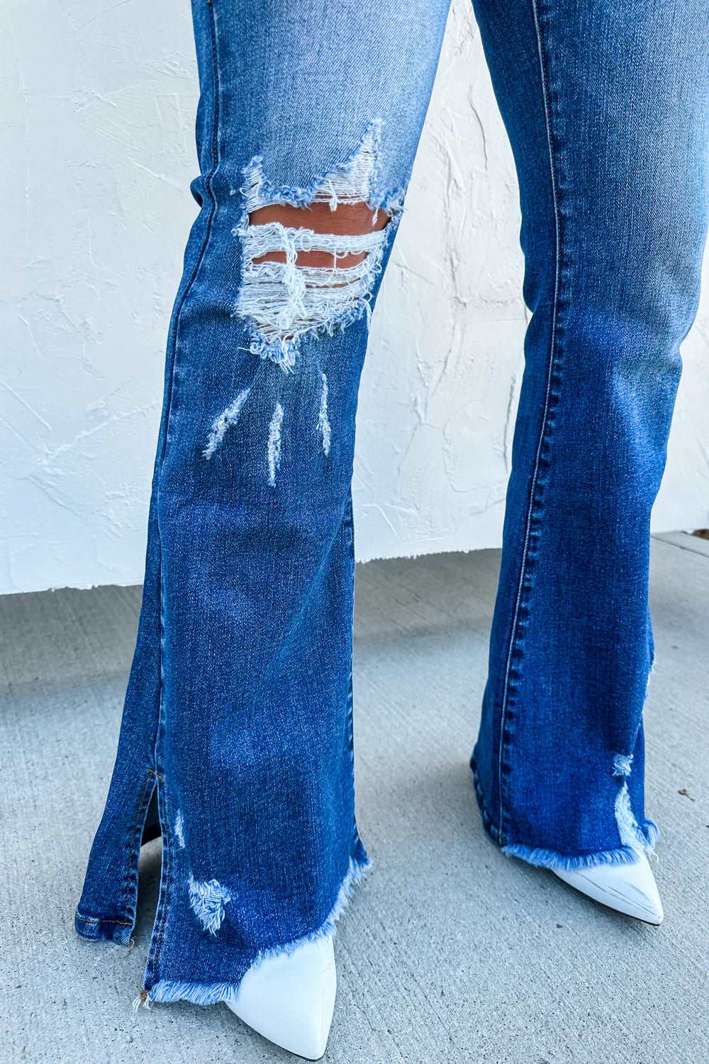 Diesel Split Hem Jeans