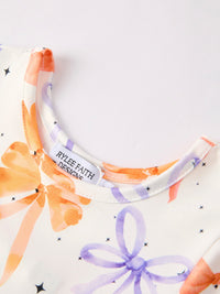 Halloween Bow Spring and Summer Girls Dress