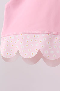 Scalloped active skorts set - Pink