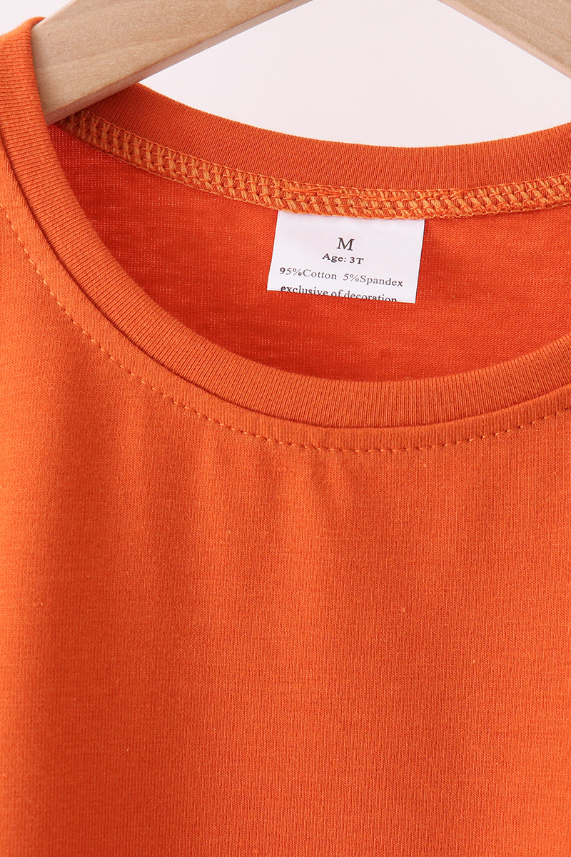 Scalloped active pants set - Orange
