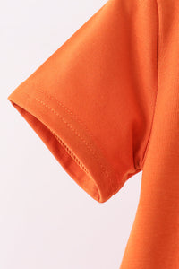 Scalloped active pants set - Orange
