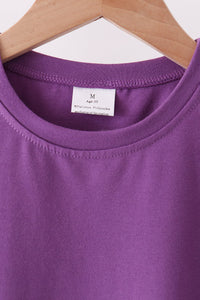 Scalloped active pants set - Purple