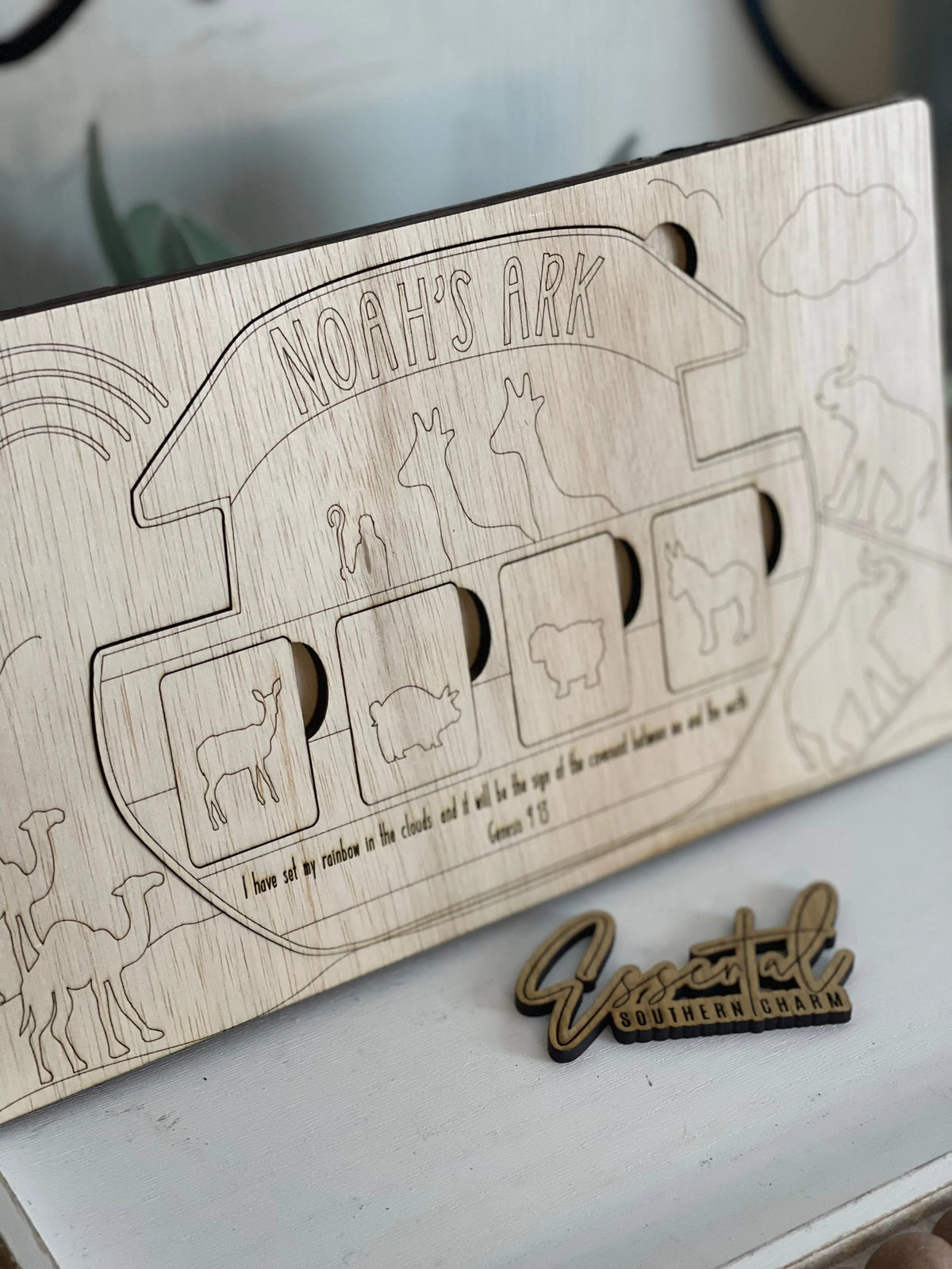 Paintable Puzzle - Noah's Ark - Essential Southern Charm