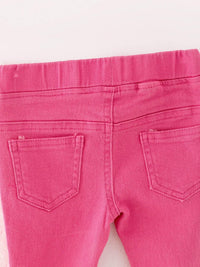 Pink Gradient Denim Flared Pants - Essential Southern Charm