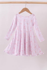 Premium Pink Boots Bamboo Dress - Essential Southern Charm