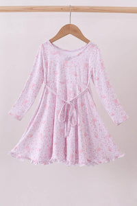 Premium Pink Boots Bamboo Dress - Essential Southern Charm