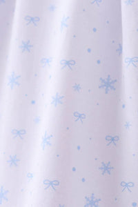 Premium Blue Snow Bow Pants Set - Essential Southern Charm