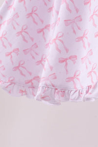 Premium Tiny Bow Delight Bamboo Dress - Essential Southern Charm
