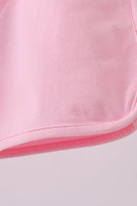 Premium Blush bow shorts