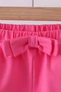 Premium Pink bow shorts