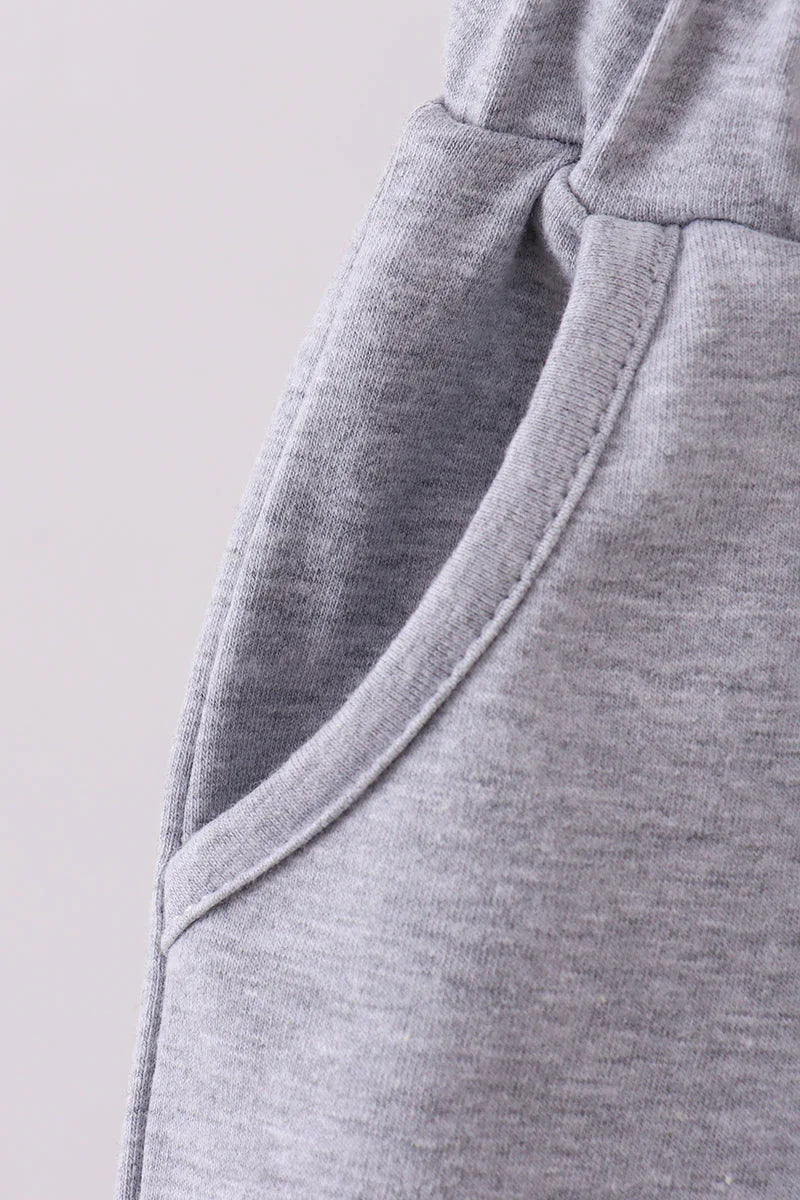 Premium Grey drawstring shorts - Essential Southern Charm