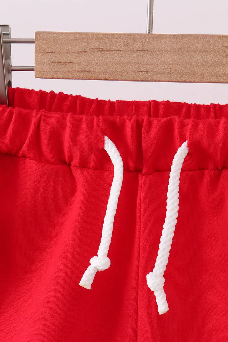Premium Red drawstring shorts - Essential Southern Charm