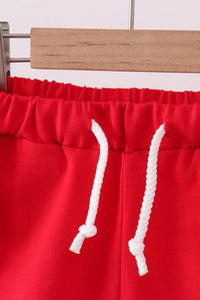 Premium Red drawstring shorts - Essential Southern Charm
